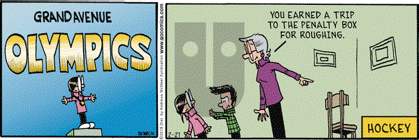 Grand Avenue on Wednesday February 21, 2018 Comic Strip