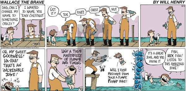 Wallace the Brave on Sunday August 3, 2025 Comic Strip