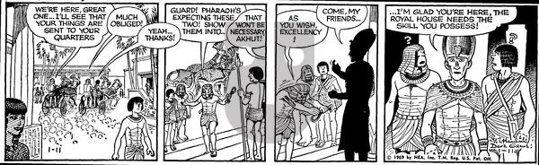 Alley Oop on Saturday January 11, 1969 Comic Strip