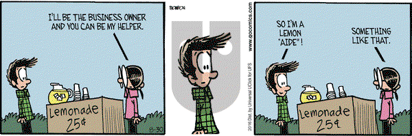 Grand Avenue on Tuesday August 30, 2016 Comic Strip