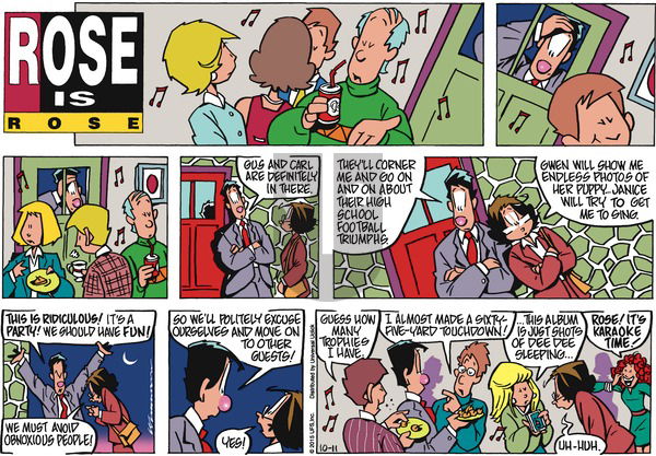 Rose is Rose on Sunday October 11, 2015 Comic Strip