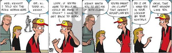 Lucky Cow on Monday February 20, 2006 Comic Strip