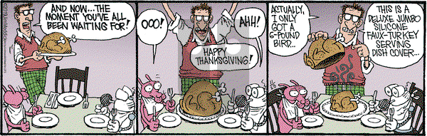 Monty on Thursday November 28, 2019 Comic Strip