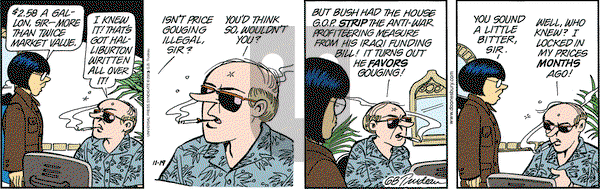 Doonesbury on Wednesday November 19, 2003 Comic Strip