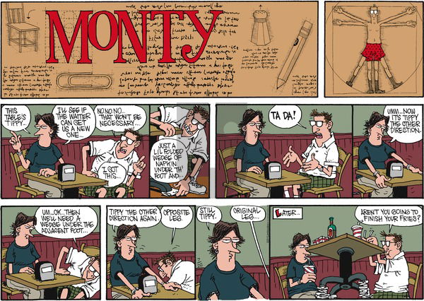 Monty - Sunday July 26, 2015 Comic Strip