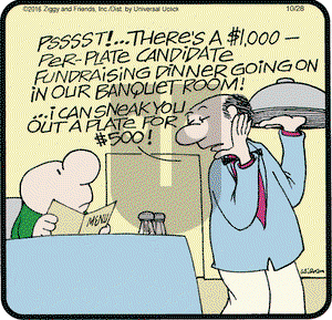 Ziggy on Friday October 28, 2016 Comic Strip