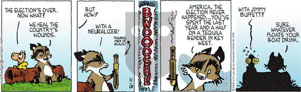 Over the Hedge on Thursday November 10, 2016 Comic Strip