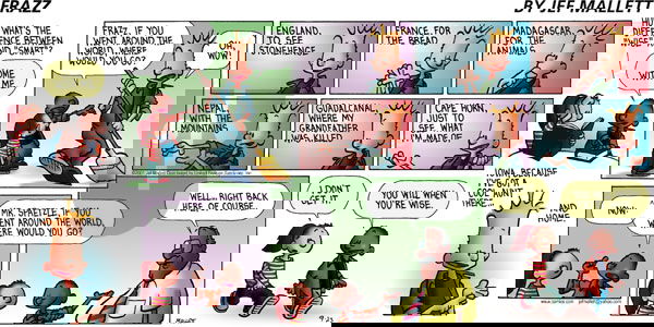 Frazz on Sunday September 23, 2001 Comic Strip