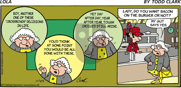 Lola on Sunday November 25, 2012 Comic Strip
