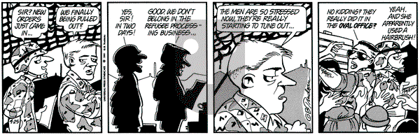 Doonesbury on Thursday April 25, 1991 Comic Strip
