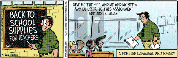 Grand Avenue on Wednesday September 8, 2010 Comic Strip