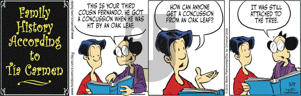 Baldo on Monday May 17, 2010 Comic Strip
