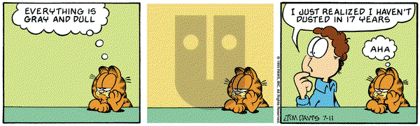 Garfield - Tuesday July 11, 1995 Comic Strip