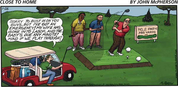 Close to Home on Sunday January 26, 2025 Comic Strip