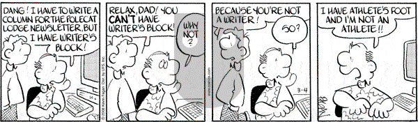 Drabble on Tuesday March 4, 2008 Comic Strip