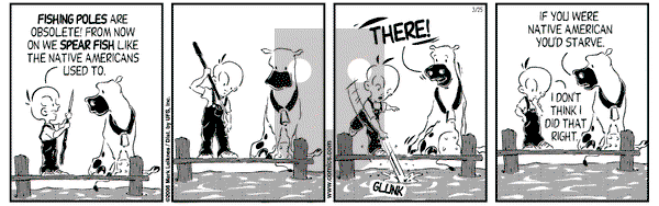 Cow and Boy Classics on Saturday March 25, 2006 Comic Strip