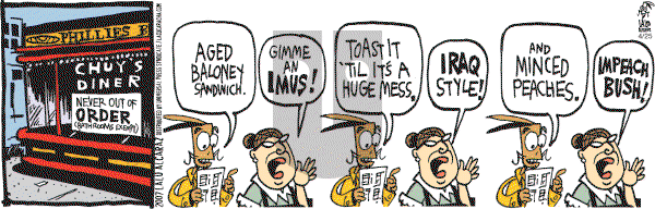La Cucaracha on Wednesday April 25, 2007 Comic Strip