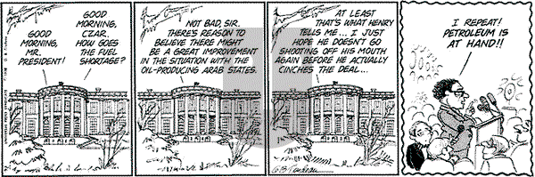 Doonesbury on Friday February 1, 1974 Comic Strip