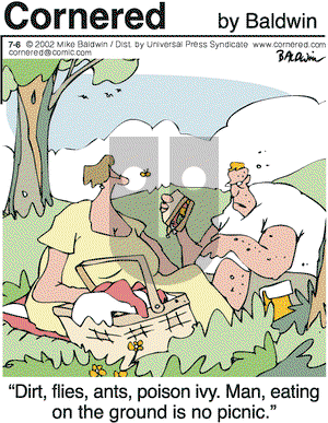 Cornered on Saturday July 6, 2002 Comic Strip