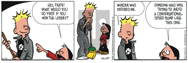 Frazz on Thursday April 14, 2005 Comic Strip