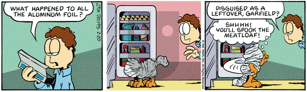 Garfield on Monday February 20, 1995 Comic Strip