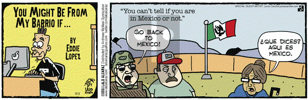 La Cucaracha on Friday September 3, 2021 Comic Strip