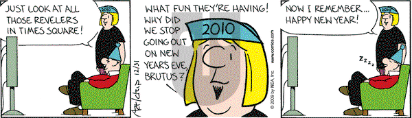 The Born Loser on Thursday December 31, 2009 Comic Strip