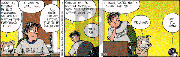 Get Fuzzy on Wednesday February 6, 2008 Comic Strip
