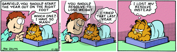 Garfield on Wednesday December 28, 1988 Comic Strip