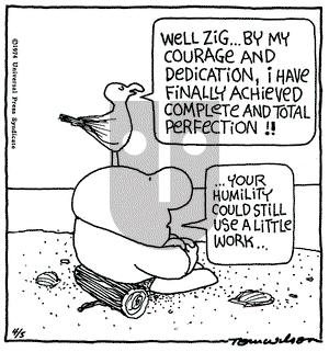 Ziggy on Friday April 5, 1974 Comic Strip