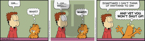 Garfield on Saturday April 11, 2020 Comic Strip