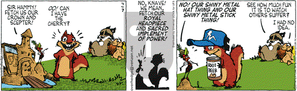 Over the Hedge on Thursday July 7, 2011 Comic Strip