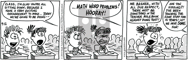 Heart of the City on Thursday April 12, 2018 Comic Strip
