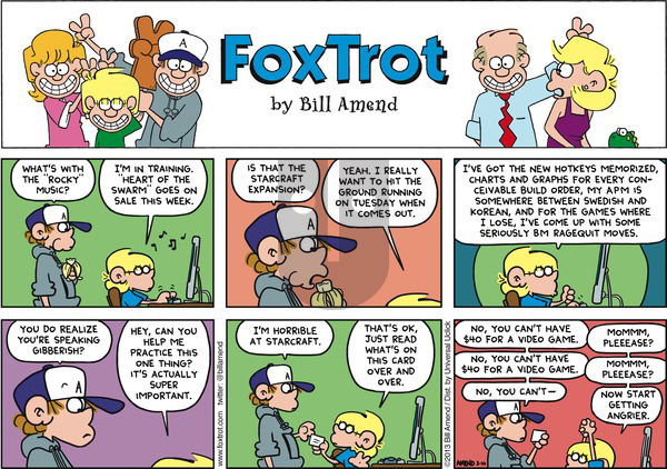 FoxTrot on Sunday March 10, 2013 Comic Strip