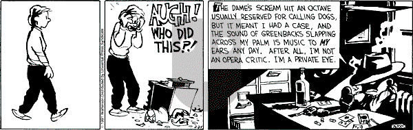 Calvin and Hobbes - Monday February 25, 1991 Comic Strip