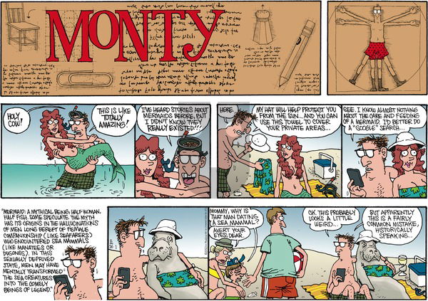 Monty on Sunday August 26, 2012 Comic Strip