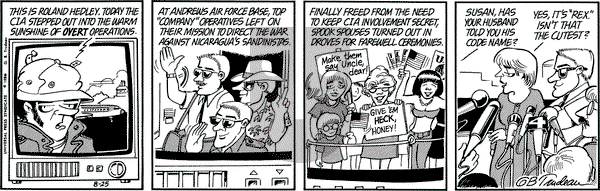 Doonesbury on Monday August 25, 1986 Comic Strip