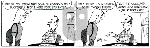 Luann on Saturday April 6, 2002 Comic Strip