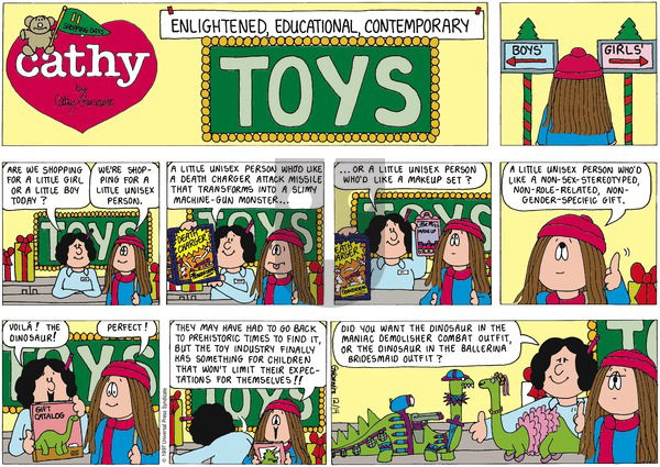 Cathy Classics on Sunday December 14, 1997 Comic Strip