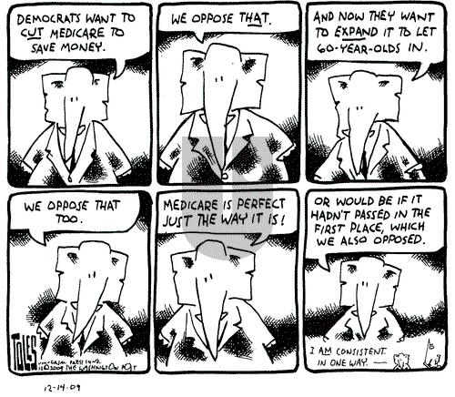 Tom Toles on Monday December 14, 2009 Comic Strip