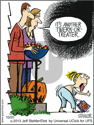 Moderately Confused - Thursday October 31, 2013 Comic Strip