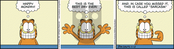 Garfield on Monday November 12, 2018 Comic Strip