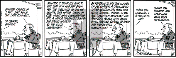 Doonesbury on Friday September 28, 1979 Comic Strip