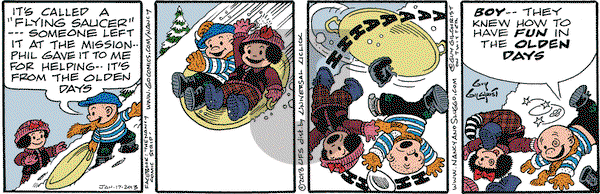 Nancy on Thursday January 17, 2013 Comic Strip