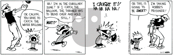 Calvin and Hobbes on Thursday September 17, 2015 Comic Strip