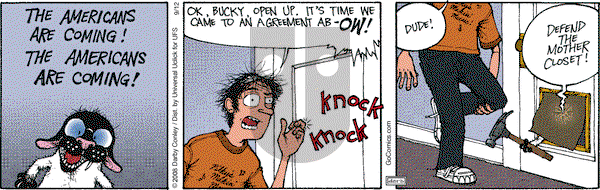 Get Fuzzy on Monday September 12, 2016 Comic Strip