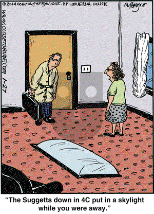 Close to Home on Monday January 27, 2014 Comic Strip