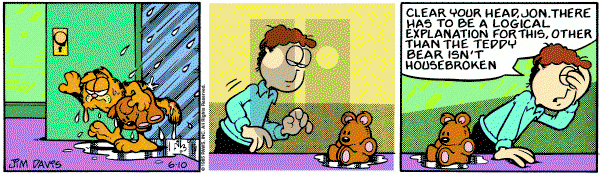 Garfield on Monday June 10, 1985 Comic Strip