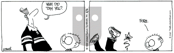 The Buckets on Sunday November 14, 1999 Comic Strip