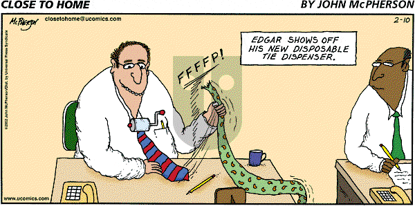 Close to Home - Sunday February 10, 2002 Comic Strip